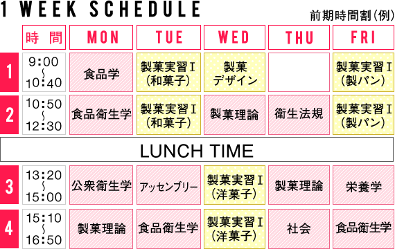スケジュール