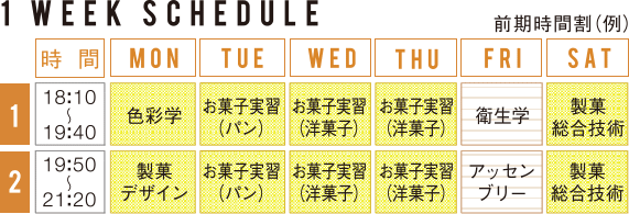 スケジュール