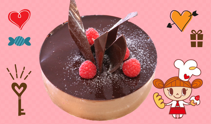 【チョコレートムースケーキ】