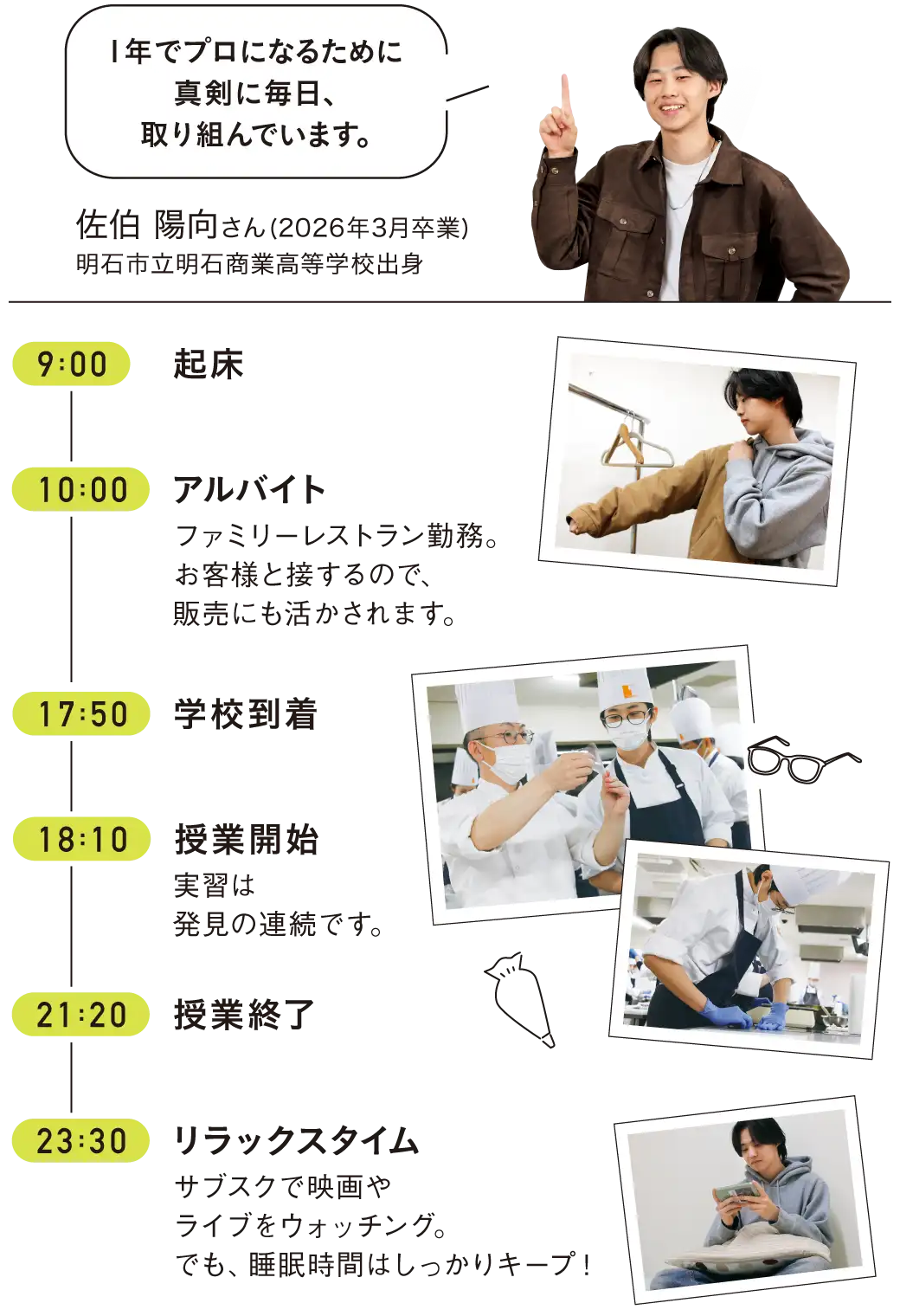 佐伯さんの１日